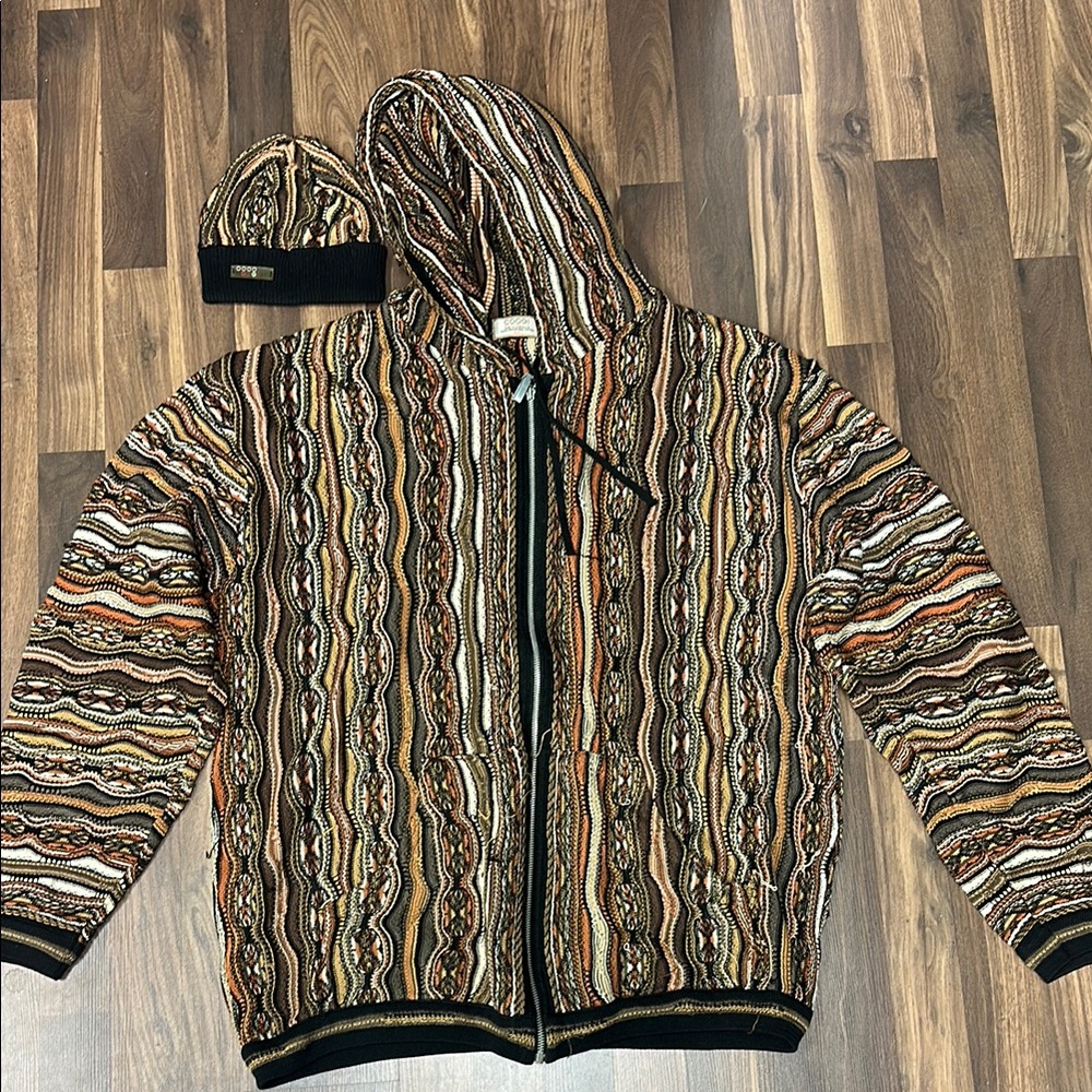 COOGI Earthy Tones Knit Sweater